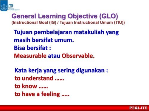 Materi Taksonomi Tujuan Pembelajaran - Blog Sivitas STIKOM ...