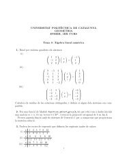 Llista 3 - MA1 - UPC