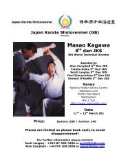 Masao Kagawa 8th dan JKS - Skva