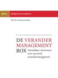 strategisch en doelgericht veranderen - Change Management Online