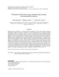 Estimation of hysteretic energy demand using concepts of modal ...