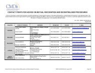 Contact Points for advice on Mutual Recognition - PAINT-Consult