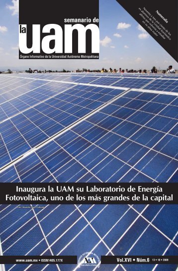Inaugura la UAM su Laboratorio de EnergÃ­a Fotovoltaica, uno de los ...