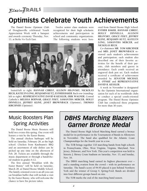 08-09 Winter Newsletter - Daniel Boone Area School District