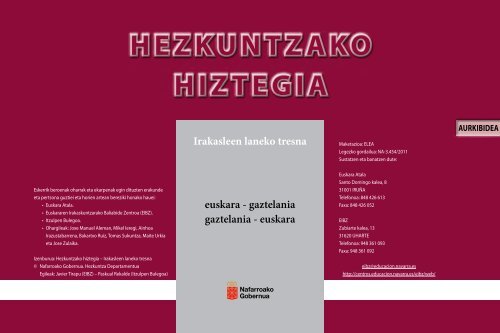 HEZKUNTZAKO HIZTEGIA - Erabili.com