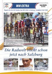 Ausgabe I/Juli 2005 - Rad WM Salzburg 2006