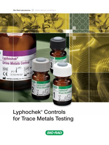 Lyphochek® Urine Metals Control - QCNet