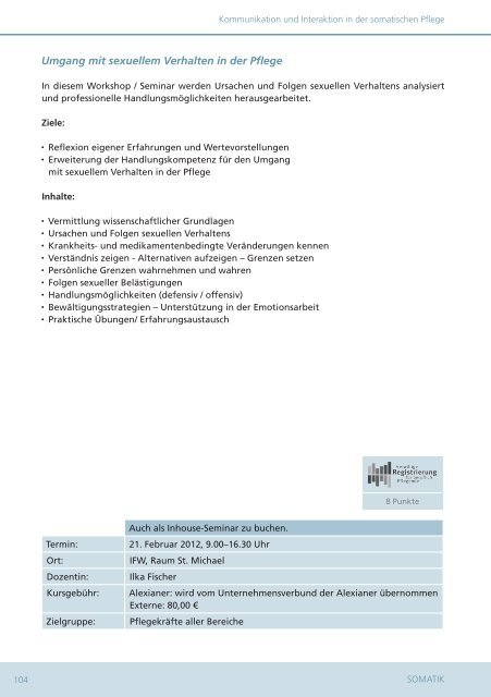 Programm 2012 - Alexianer Krankenhaus GmbH