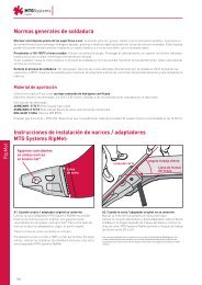 MTG RIPMET Instrucciones de soldadura