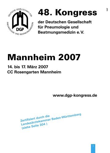 Samstag, 17. März 2007 - dgp-kongress.de