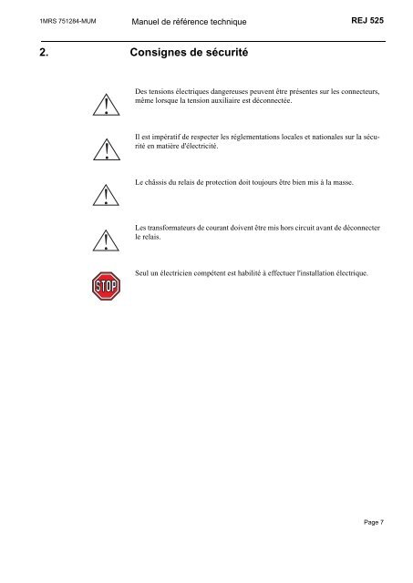 REJ 525 Relais de protection mixte ampèremétrique et homopolaire