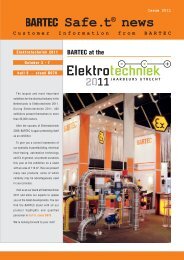 Safe.t® news - BARTEC NEDERLAND bv