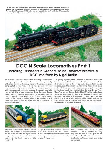 DCC N Scale Locomotives Part 1 - Bachmann