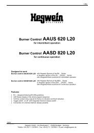 Burner Control AAUS 620 L20 - SES Combustion AB