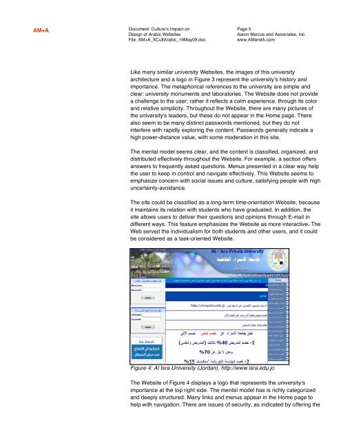 Culture's Impact on Arabic Website Design - Aaron Marcus and ...