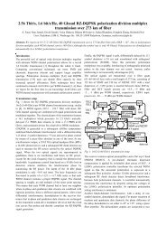 2.56 Tbit/s, 1.6 bit/s/Hz, 40 Gbaud RZ-DQPSK polarization division ...