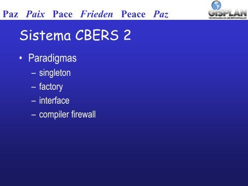 Novo Sistema de Processamento CBERS 1 e 2 - INPE-DGI