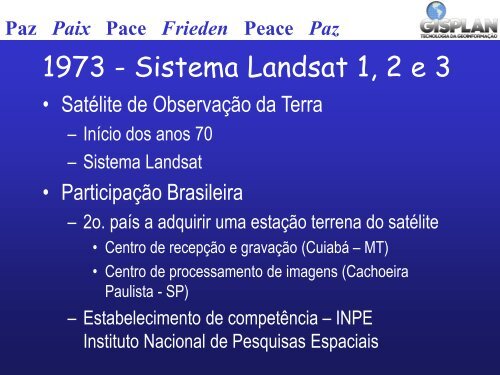 Novo Sistema de Processamento CBERS 1 e 2 - INPE-DGI