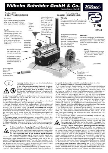 500 ml - Wilesco-Ministeam