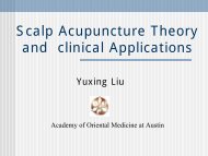 Traditional Scalp Acupuncture - CatsTCMNotes