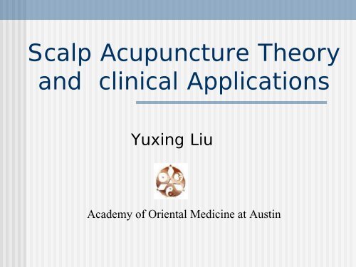 Traditional Scalp Acupuncture - CatsTCMNotes