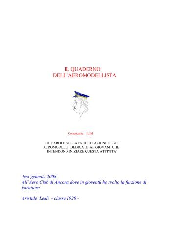Il Quaderno dell'areomodellista.pdf - BaroneRosso.it