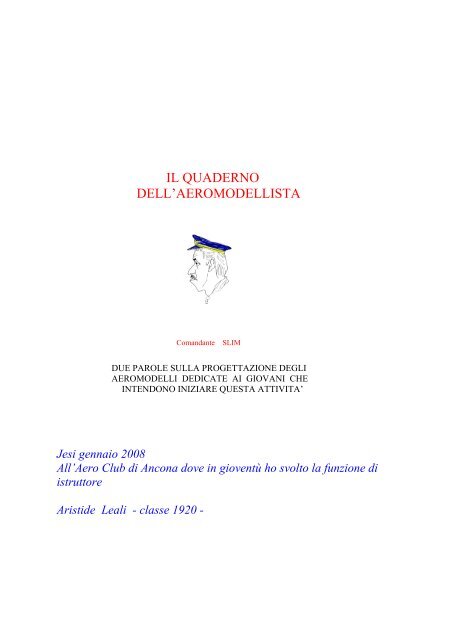 Il Quaderno dell'areomodellista.pdf - BaroneRosso.it