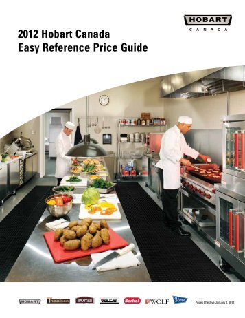 2012 Hobart Canada Easy Reference Price Guide