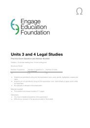 Unit 3 & 4 Legal Studies - Practice Exam - Engage Education ...