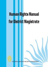 nhrc manual for district magistrates - National Human Rights ...