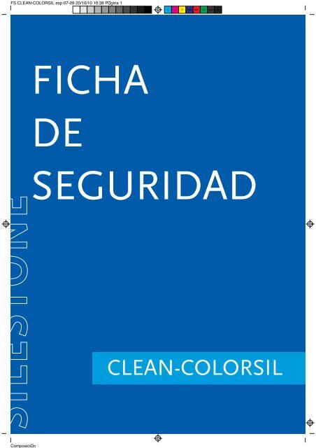 Ficha de Seguridad Clean Colorsil - Silestone
