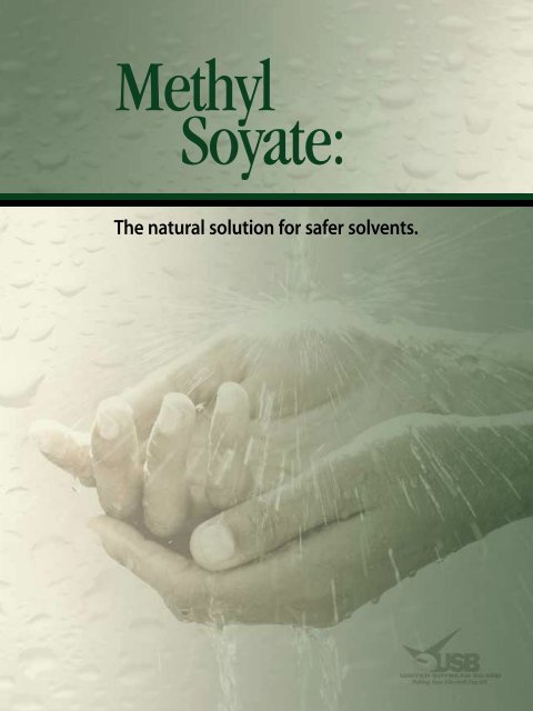 Methyl Soyate - Soy New Uses