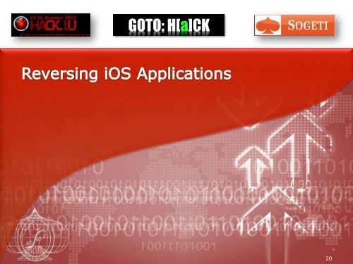 Hacking iOS Applications - Reverse Engineering Mac OS X