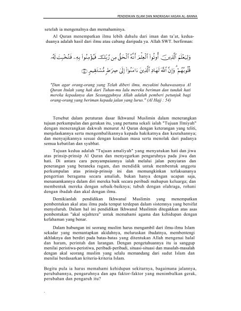 Madrasah Tarbiyah Hasan Al-Banna - Blog at UNY dot AC dot ID