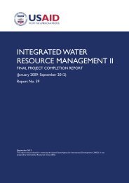 INTEGRATED WATER RESOURCE MANAGEMENT II - LIFE-IWRMII ...