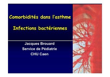 ComorbiditÃ©s dans l'asthme - Infections bactÃ©riennes