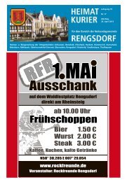 ab 10.00 Uhr Bier 1.50 € Wurst 2.00 € Steak 3.00 €