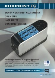 Rhopoint IQ - Gloss Meter