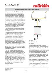 Technik-Tipp Nr. 208 - Märklin