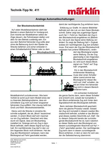 Technik-Tipp Nr. 411 - Märklin