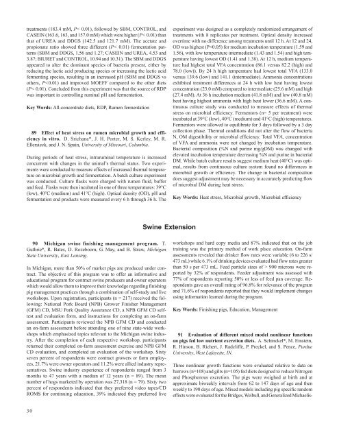 2006 Abstracts - American Society of Animal Science