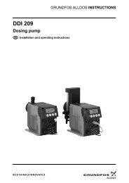 Grundfos Alldos DDI-209 User Manual - Industry Surplus Australia