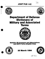 Joint Pub 1-02: DOD Dictionary of Military and Associated Terms