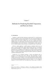 Methods for predicting rockfall trajectories and run-out zones - ecorisQ