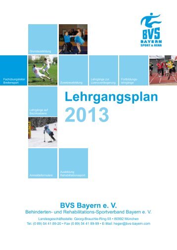 2. Lizenzstufe - Behinderten- und Versehrten-Sportverband Bayern ...