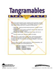 Tangramables™ Book with Tangram - Learning Resources