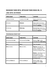 BIASAKAN YANG BETUL, BETULKAN YANG BIASA (BIL. 5) - IPPTAR