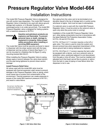 Pressure Regulator Valve Model-664 - Franklin Fueling Systems