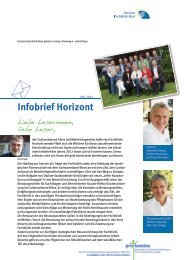 Infobrief Horizont - Horizont Fachklinik Rees