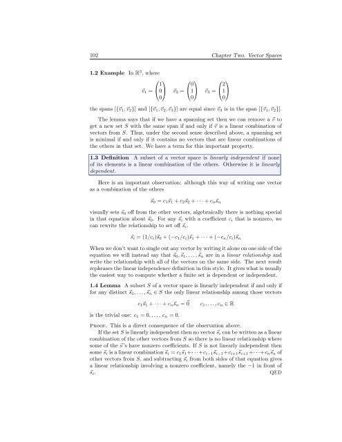 Linear Algebra